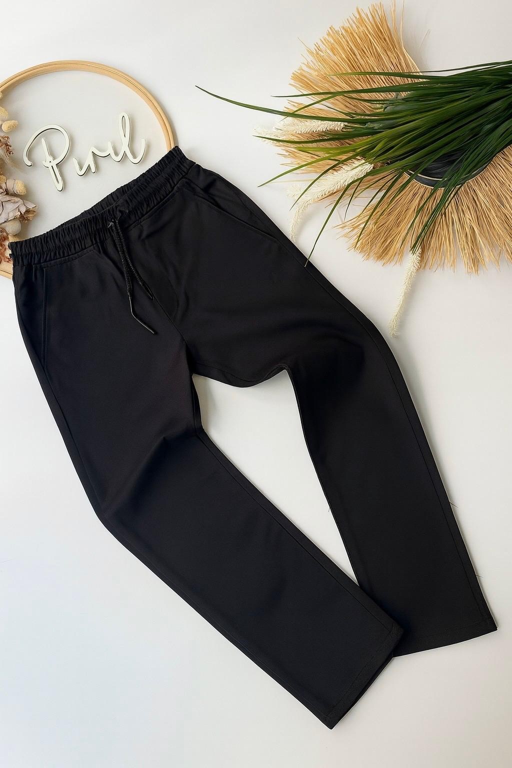 Erkek Gabardin Pantolon Siyah