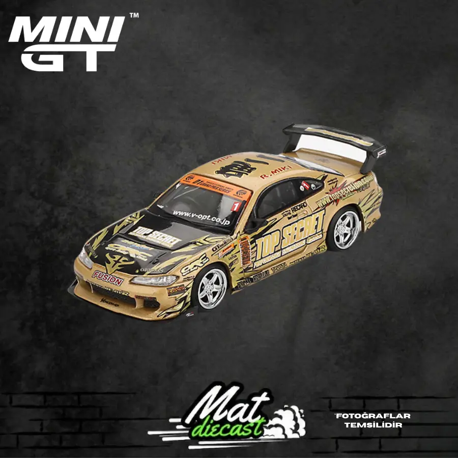 MINIGT 714 BLISTER Nissan Silvia (S15) Top Secret D1GP