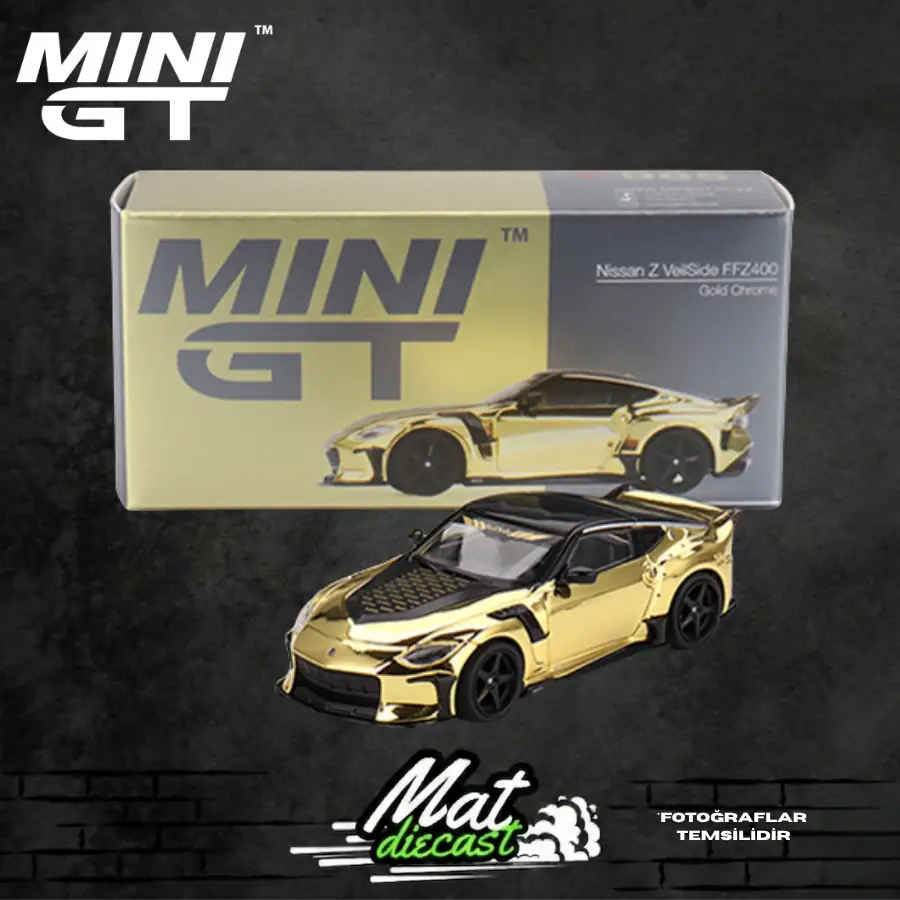 MINIGT 985 Nissan Z VeilSide FFZ400 Gold Chrome