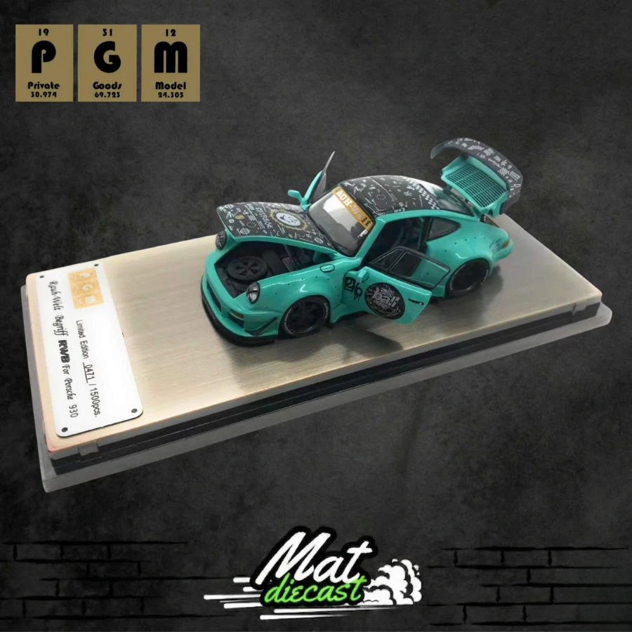 PGM RWB PORSCHE 930 TIFFANY BLUE GOLD