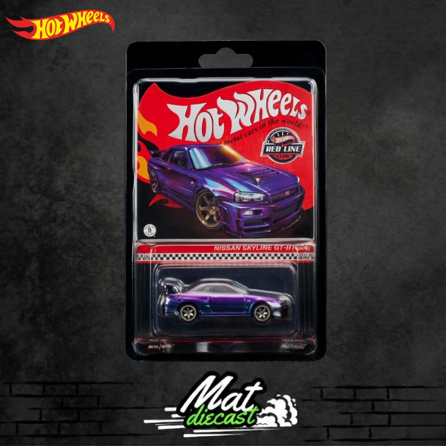 Hot Wheels RLC Nissan Skyline GT-R R34 2024 Midnight Purple