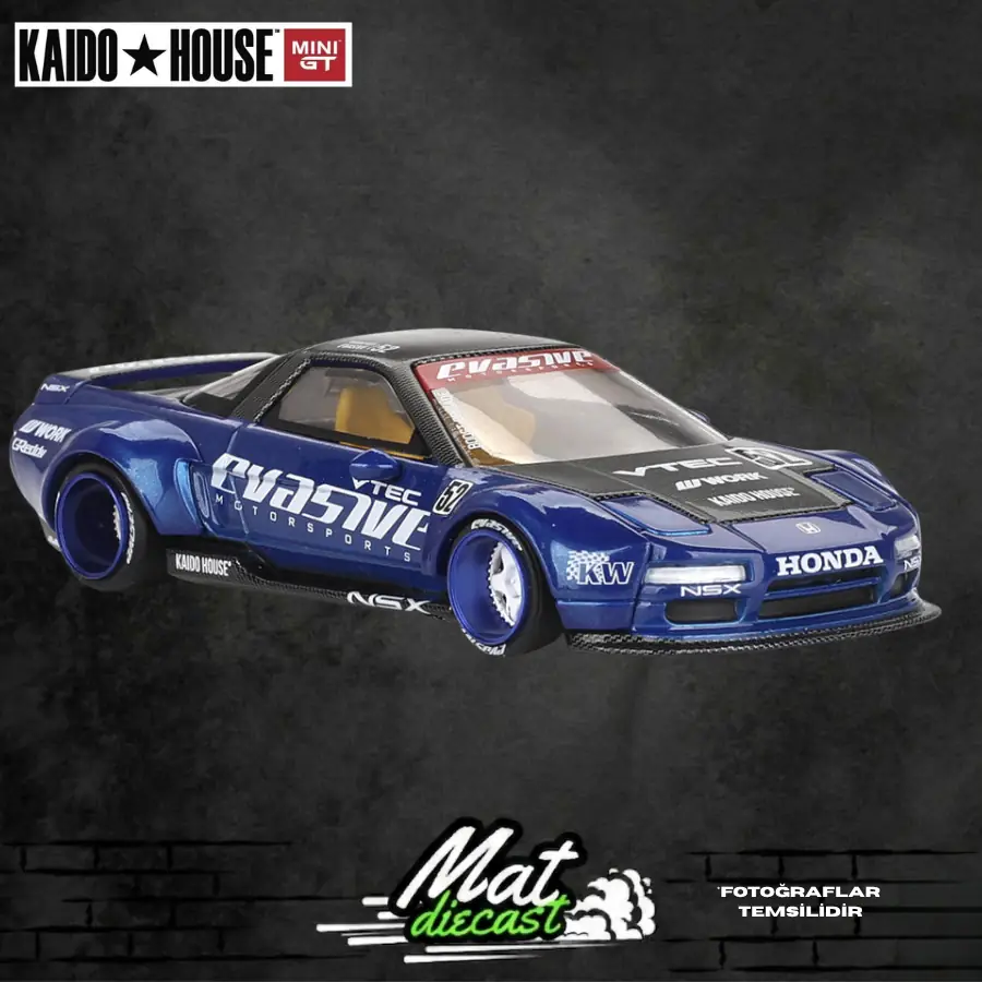 Kaido House 137 Honda NSX Evasive V2 Blue Mini GT x Kaido House