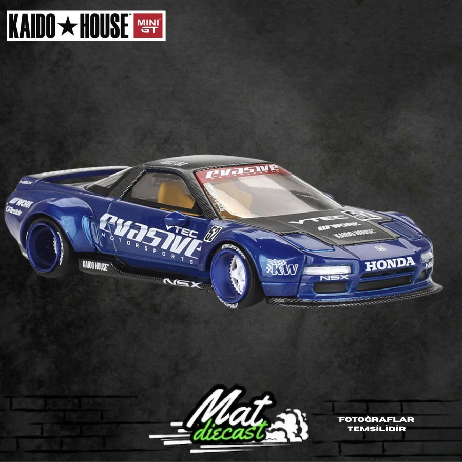 Kaido House 137 Honda NSX Evasive V2 Blue Mini GT x Kaido House