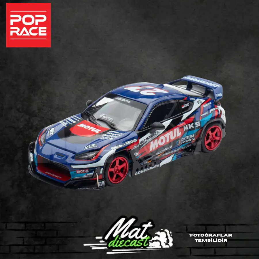 ミニカー POPRACE 1/64 PANDEM BRZ PR64-363 POP RACE SUBARU BRZ PANDEM BRZIKO GARASI DRIFT INDONESIA DIECAST
