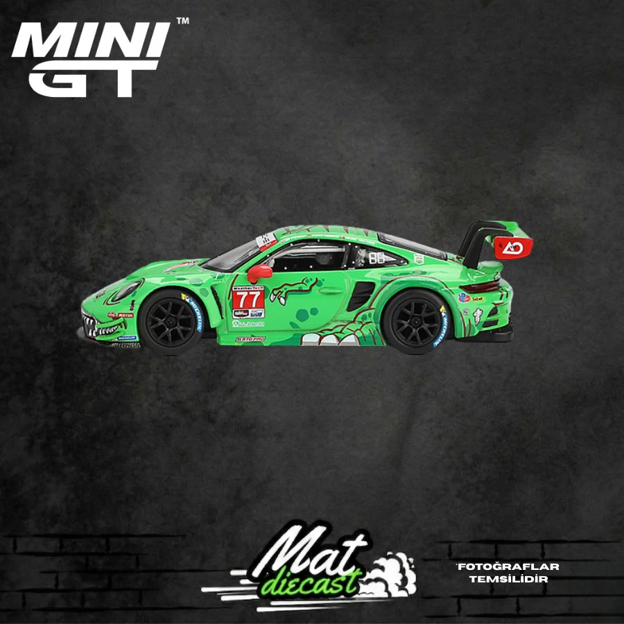 MINIGT 889 Porsche 911 GT3 R #77 AO Racing 2024 IMSA Daytona 24