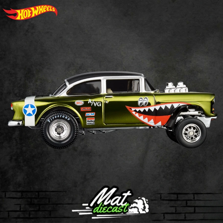 Hot Wheels RLC-exclusive RLC '55 Chevy Bel Air Gasser.