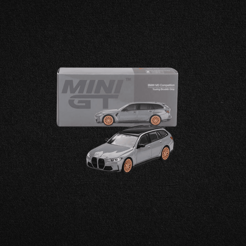 Mini GT 1/64 BMW M3 Competition Touring Brooklyn Grey 