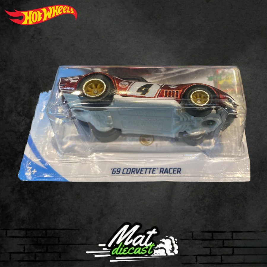 HOT WHEELS 69 CORVETTE RACER RED STH