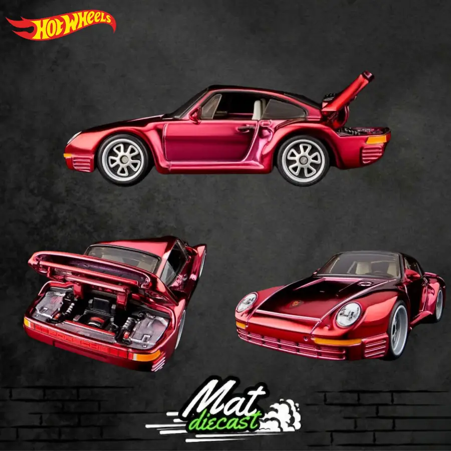 Hot Wheels Collectors 2023 RLC Exclusive 1986 Porsche 959 (Red)
