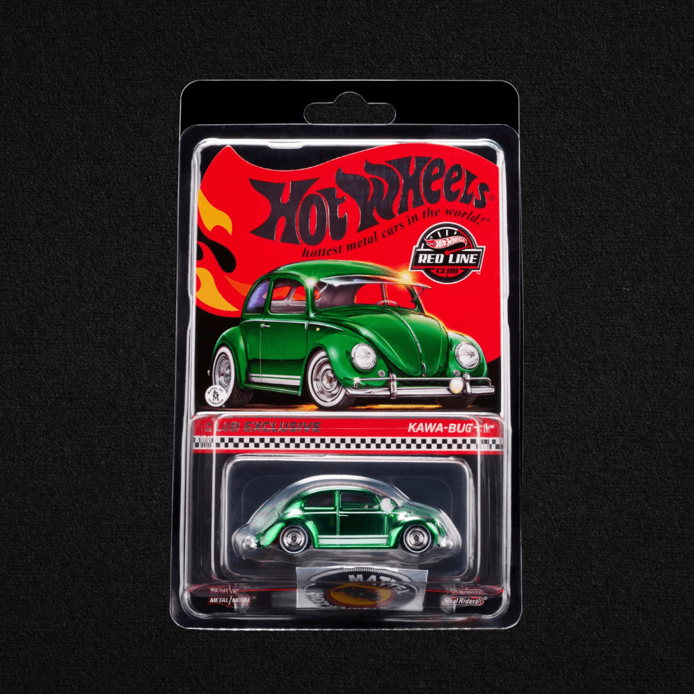 Hot Wheels Collectors RLC Exclusive Volkswagen Beetle Kawa-Bug-A green chrome