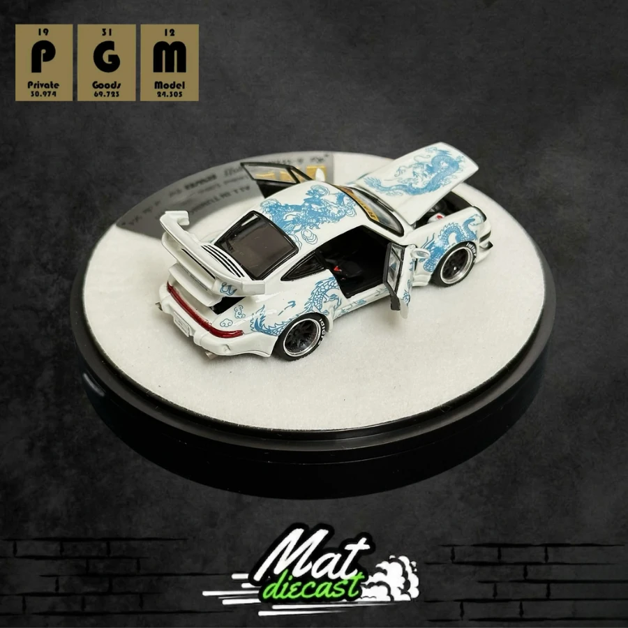 PGM 1/64 Porsche 911 964 RWB White Dragon PGM 1/64 Porsche 911 964 RWB White Dragon