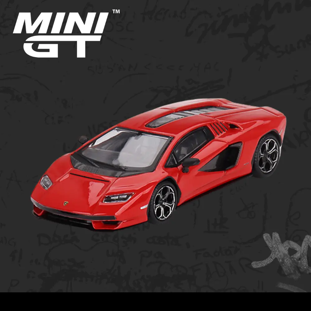 Mini Gt 720 Lamborghini Countach LPI 800-4 Rosso Mars