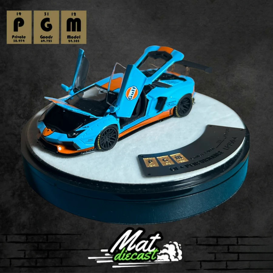 PGM 1:64 LBWK Lamborghini Aventador LP700-4 Gulf