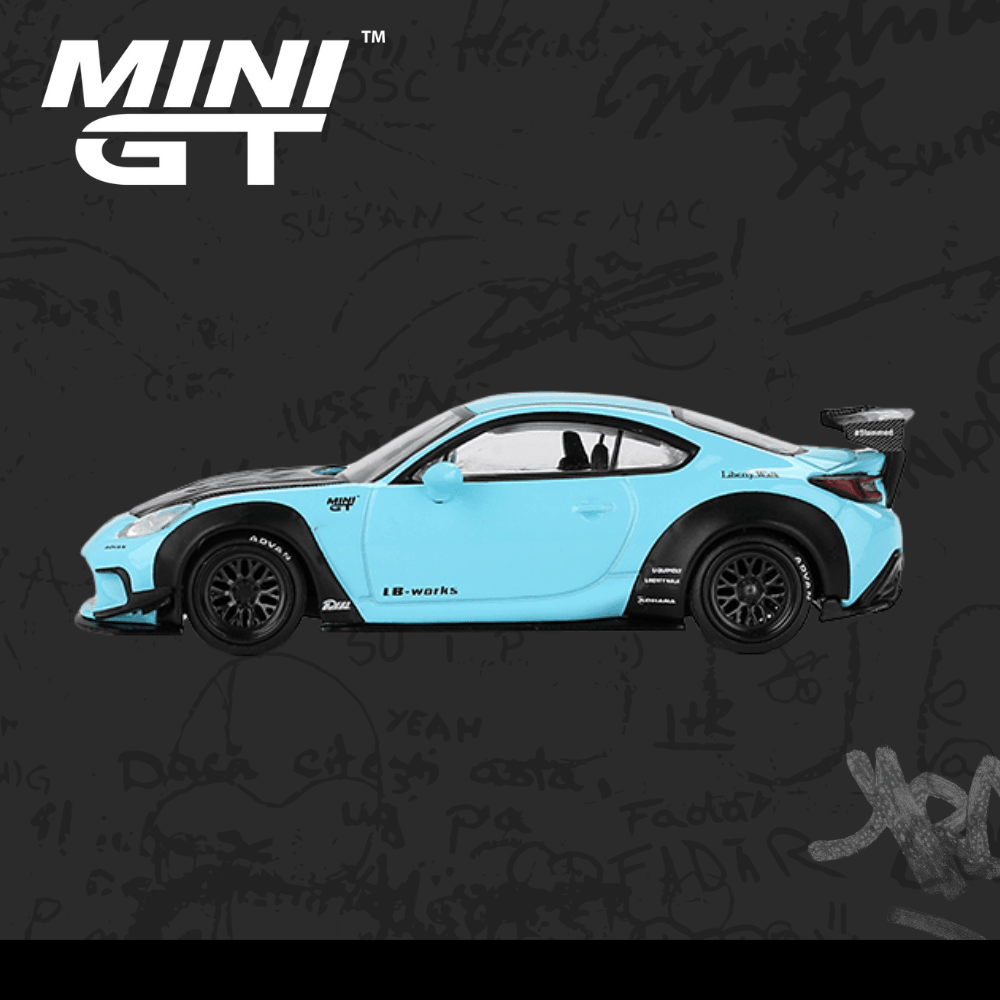 Mini GT 873 Toyota GR86 LB Nation Baby Blue