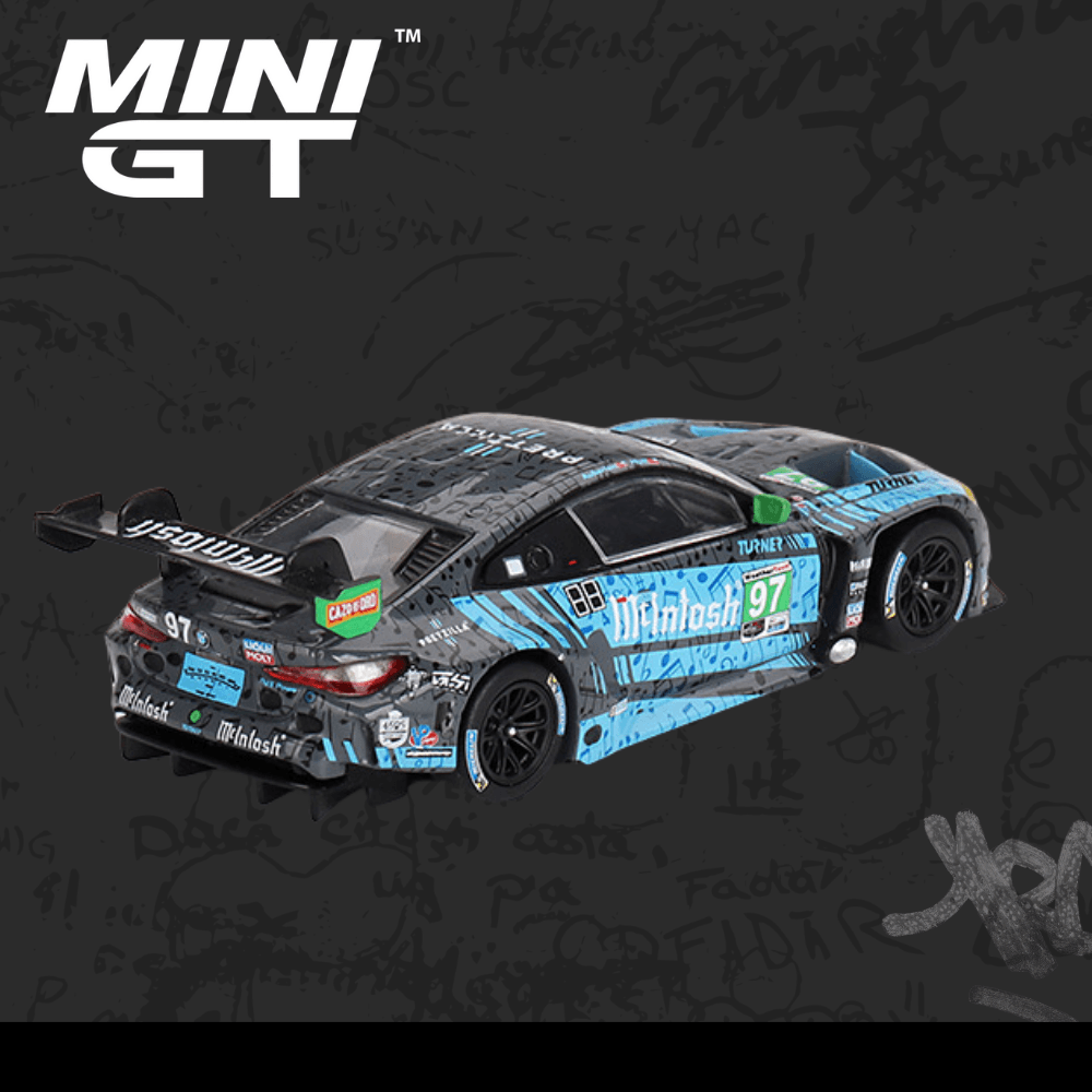 Mini Gt 647 BMW M4 GT3 #97 Turner Motorsport IMSA 2023 Laguna Seca GTD 2nd Place