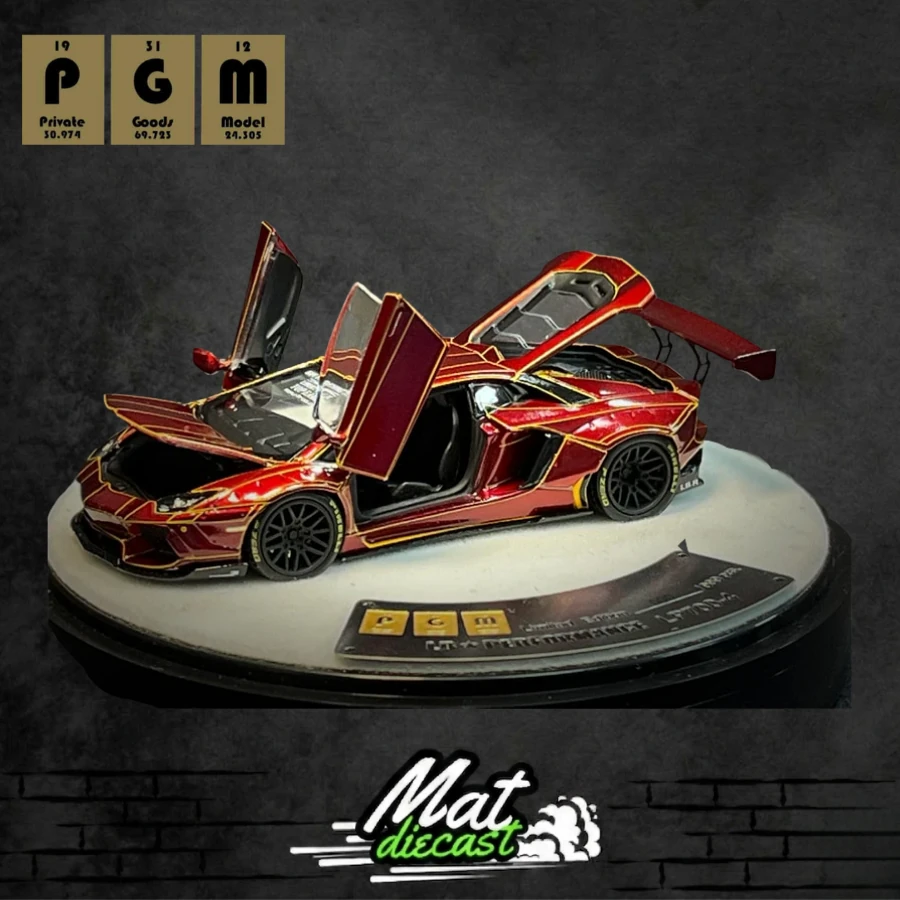 1/64 PGM LB-Works Aventador LP700-4 Red