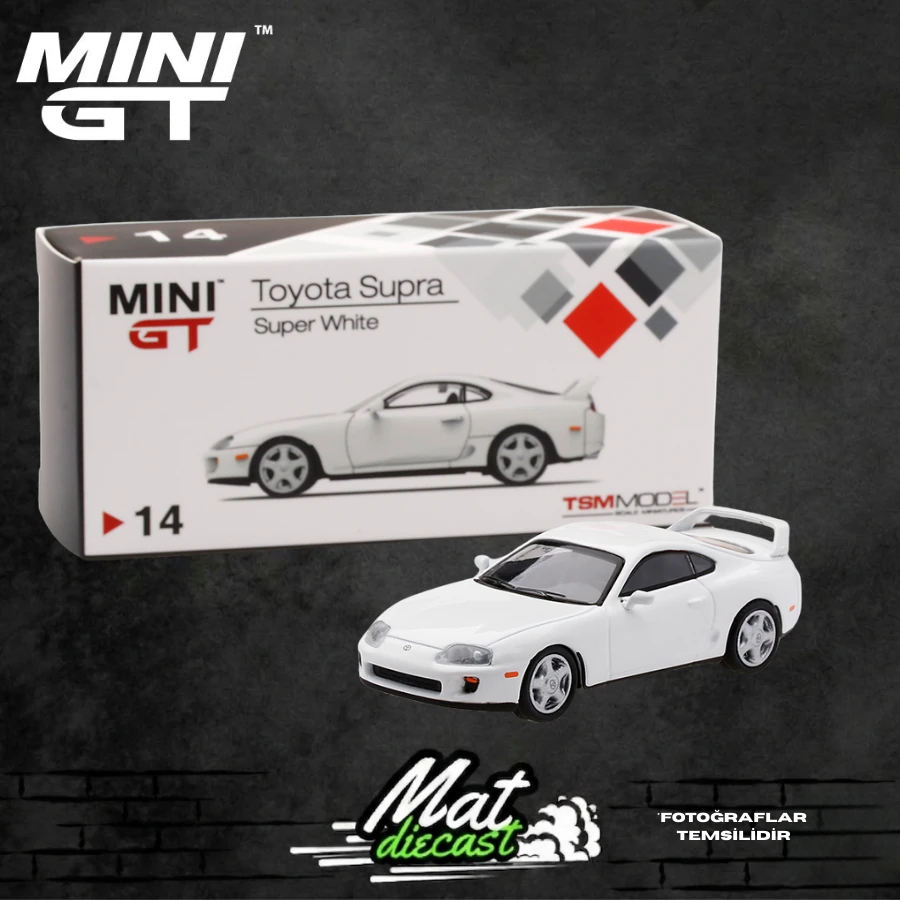 MINIGT 14台 MINIGT 14 Toyota Supra (JZA80) Super White