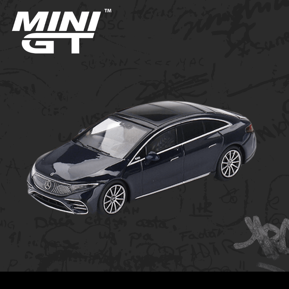 Mini Gt 559 Mercedes-Benz EQS 580 4MATIC Nautical Blue Metallic