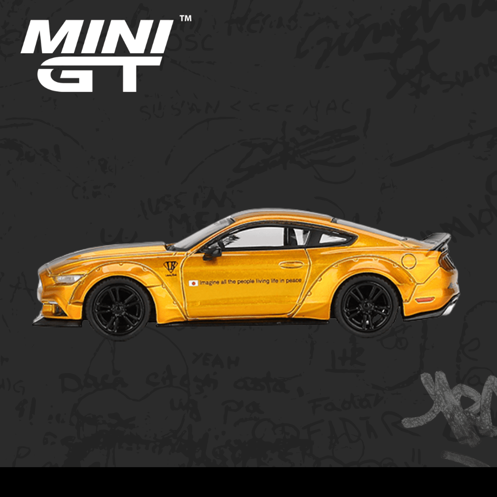 Mini GT 847 LB-WORKS FORD MUSTANG LB Gold