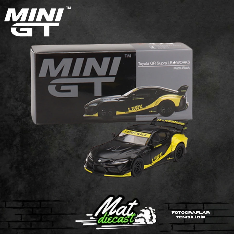 MINIGT 472 Toyota GR Supra LB-Works Matte Black