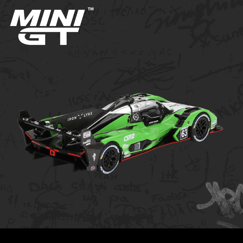 Mini GT 816 Lamborghini SC63 #63 Iron lynx 2024 IMSA Sebring 12 Hrs 
