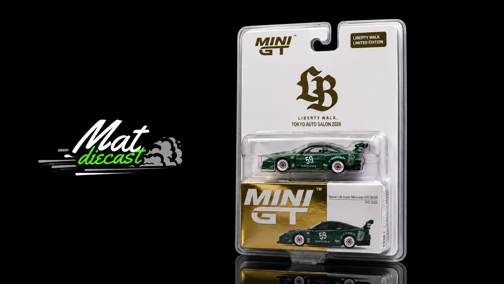 MINIGT 1163 BLISTER Nissan LB-Super Silhouette 180SX 2026 TAS
