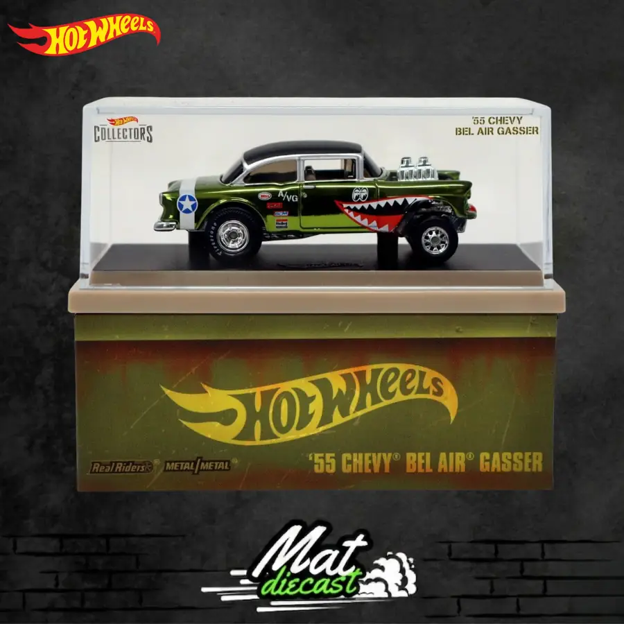 Hot Wheels RLC-exclusive RLC '55 Chevy Bel Air Gasser.