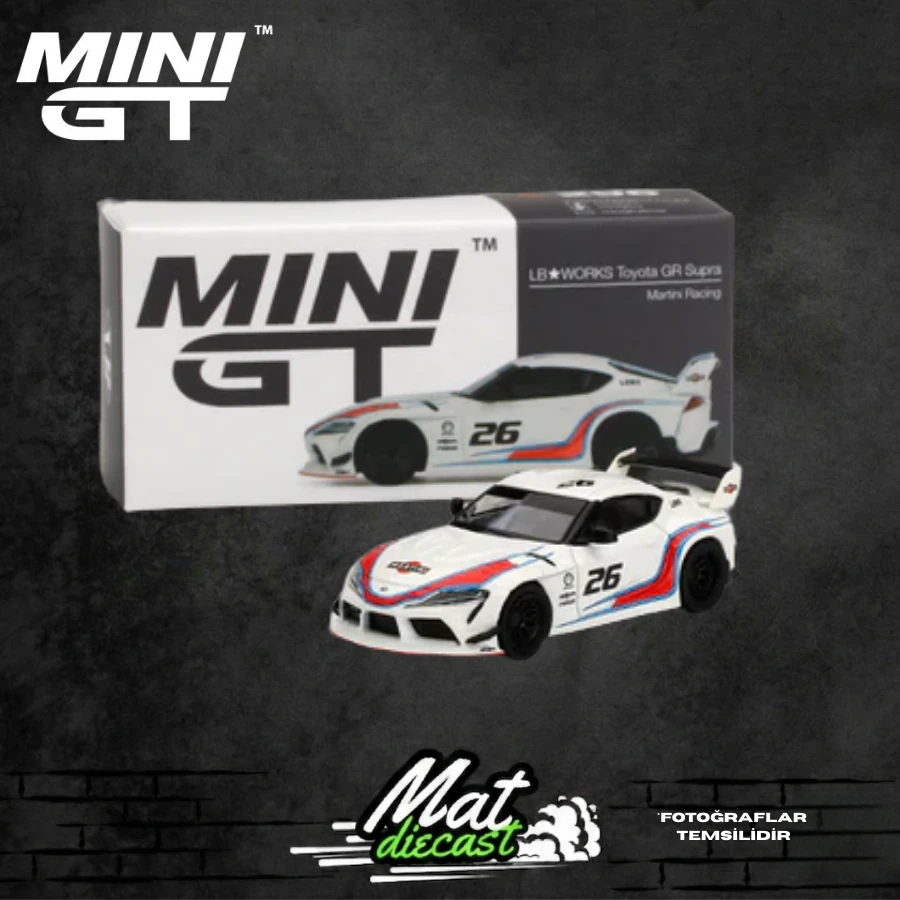 MINIGT 296 LB☆WORKS Toyota GR Supra Martini Racing
