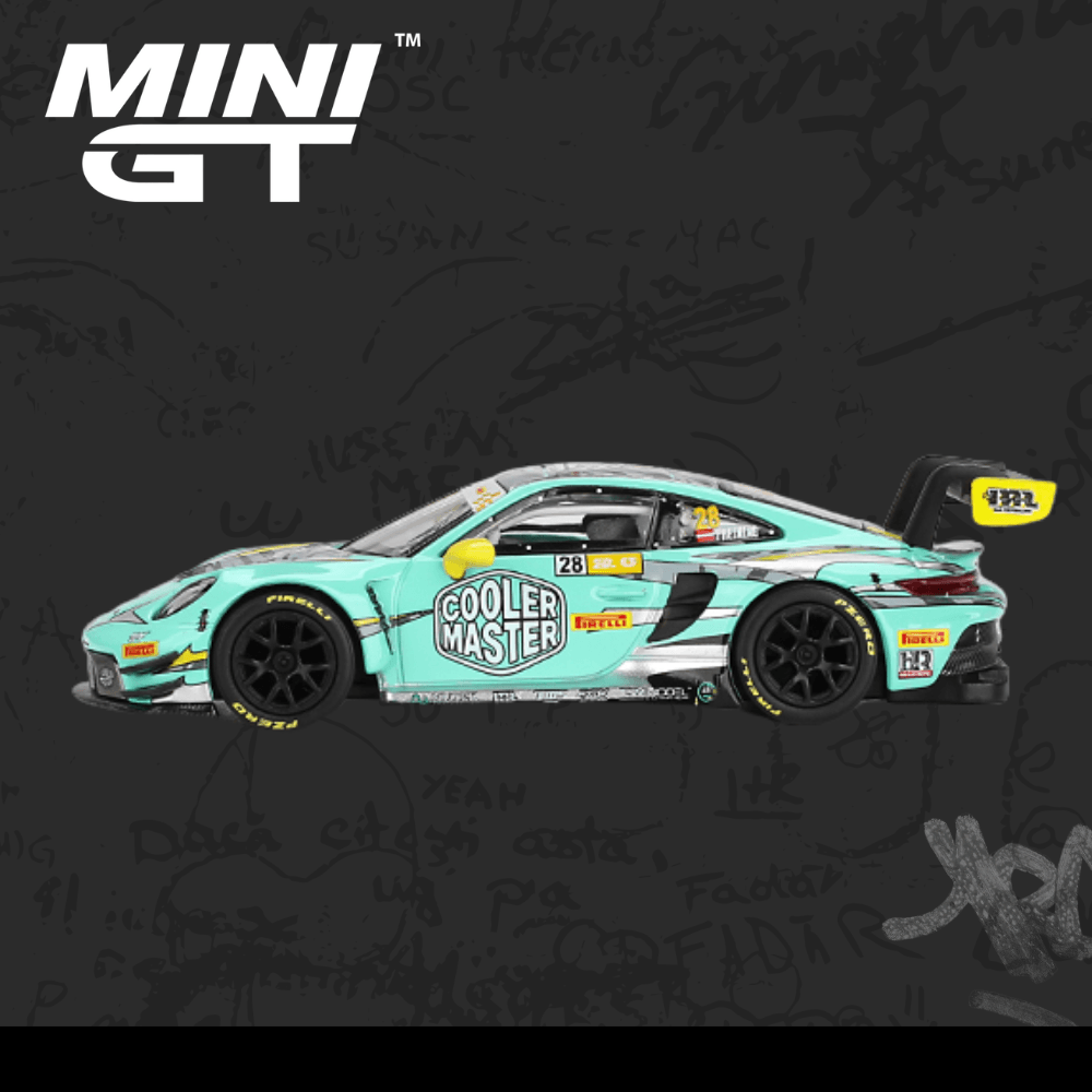 Mini GT 804 Porsche 911 GT3 R HubAuto Racing 2023 FIA GT World Cup 70th Macau Grand Prix 