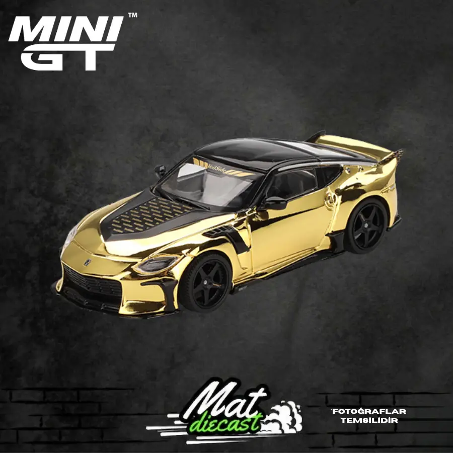 MINIGT 985 Nissan Z VeilSide FFZ400 Gold Chrome