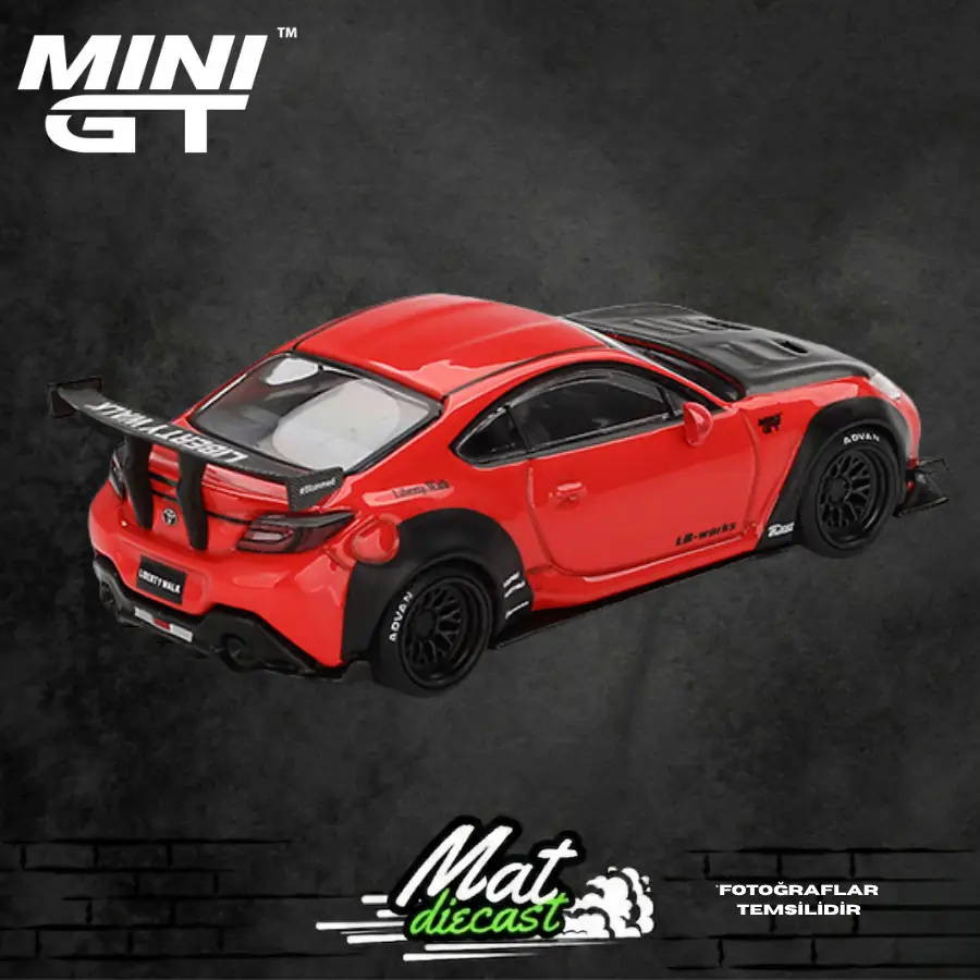 MINIGT 885 Toyota GR86 LB☆Nation Red BLISTER