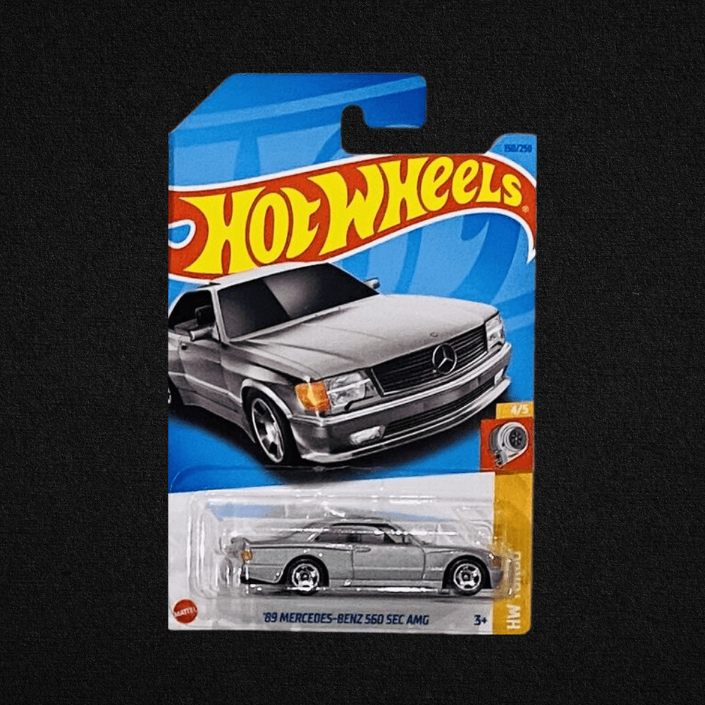 Hot Wheels Long Card Mercedes Benz 560 Sec 