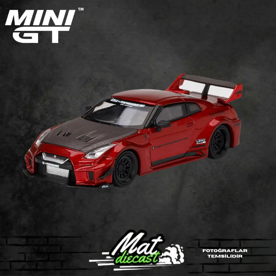 ミニカー MINI GT NissanGT-R R35 LB-Silhouette 191 MINIGT 191 LB-Silhouette WORKS GT NISSAN 35GT-RR Ver.1 Lava Red