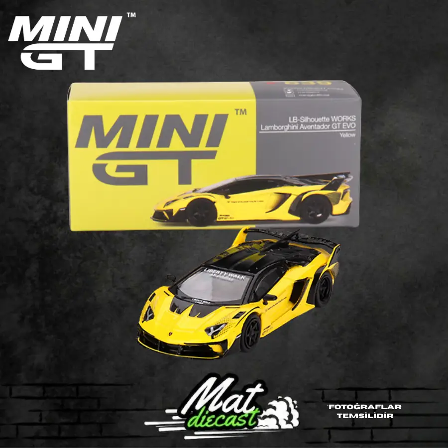 MINIGT 639 Lamborghini LB-Silhouette WORKS Aventador GT EVO Yellow