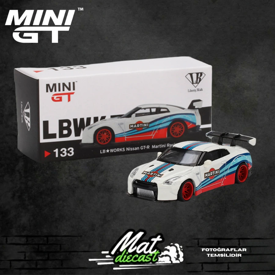 MINIGT 133 LB WORKS Nissan GT-R (R35) Martini Racing