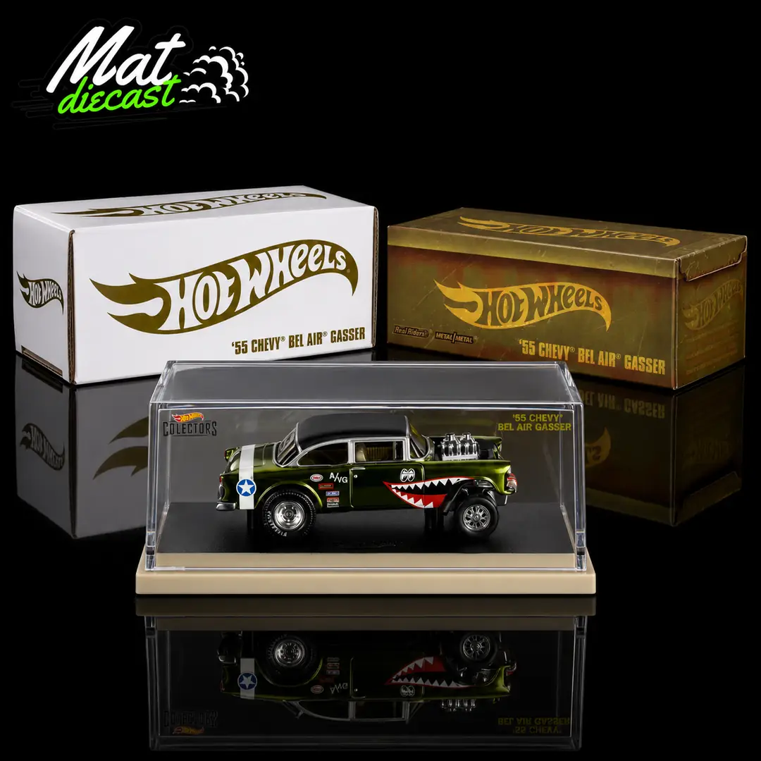Hot Wheels RLC-exclusive RLC '55 Chevy Bel Air Gasser.