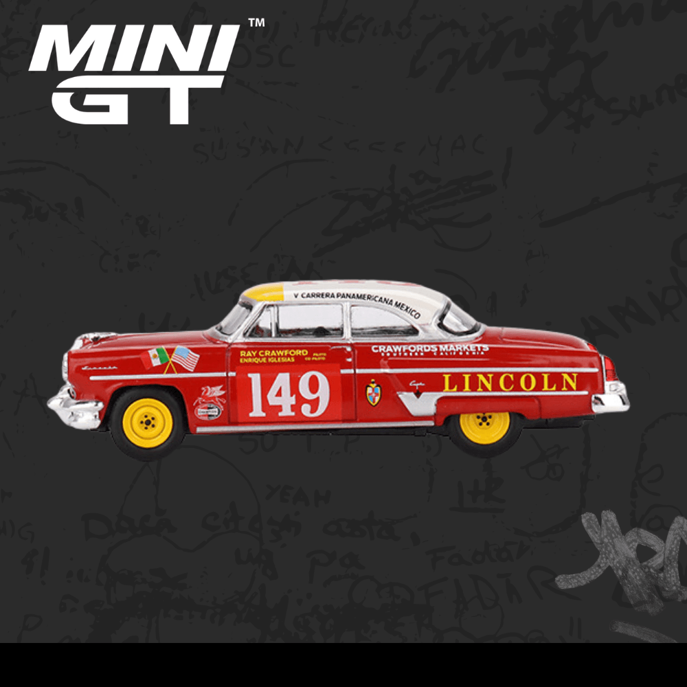 Mini Gt 611 Lincoln Capri 1954 Carrera Panamericana Class Winner #149