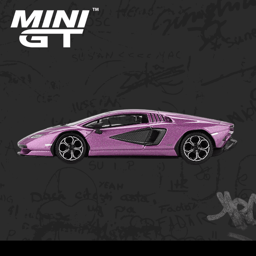 Mini GT 865 Lamborghini Countach LPI 800-4 Viola 30th 