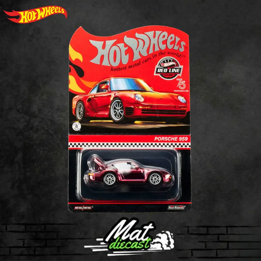 Hot Wheels Collectors 2023 RLC Exclusive 1986 Porsche 959 (Red)