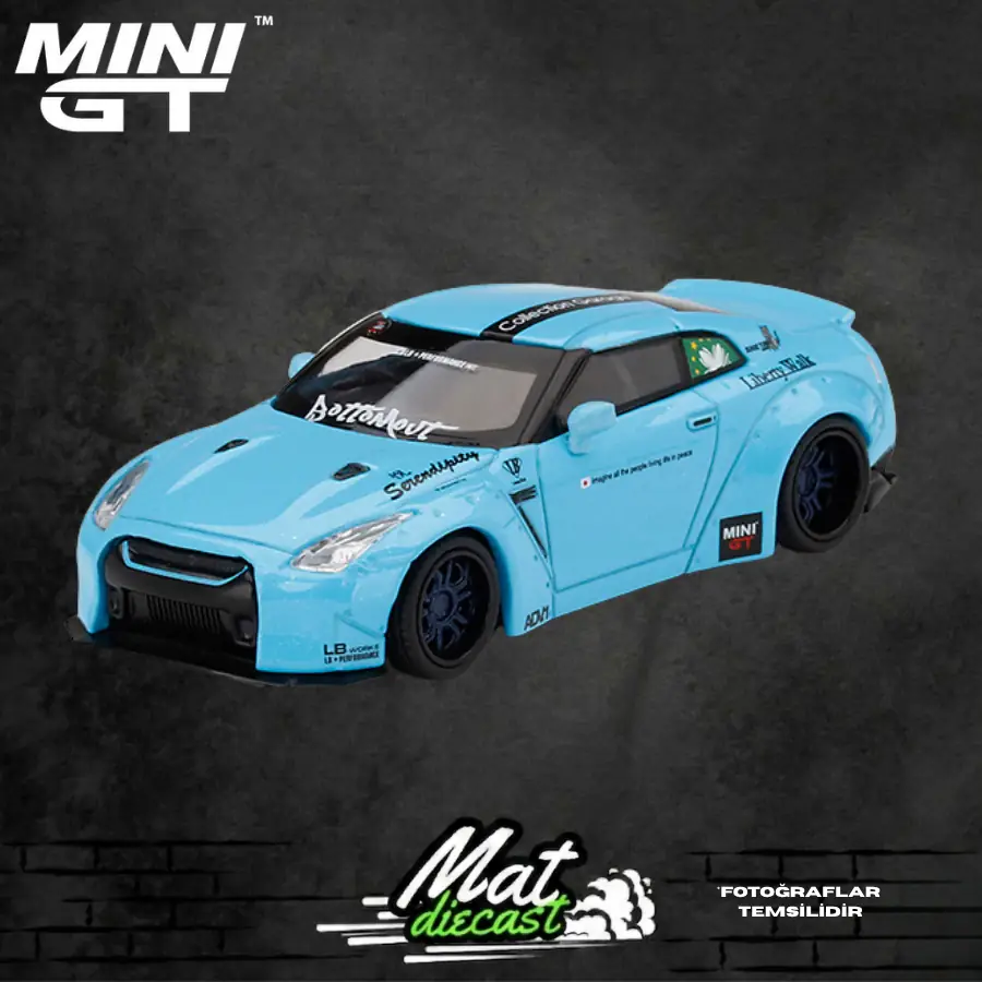 MINIGT 184 LB☆WORKS Nissan GT-R (R35) Type 1, Rear Wing ver 2