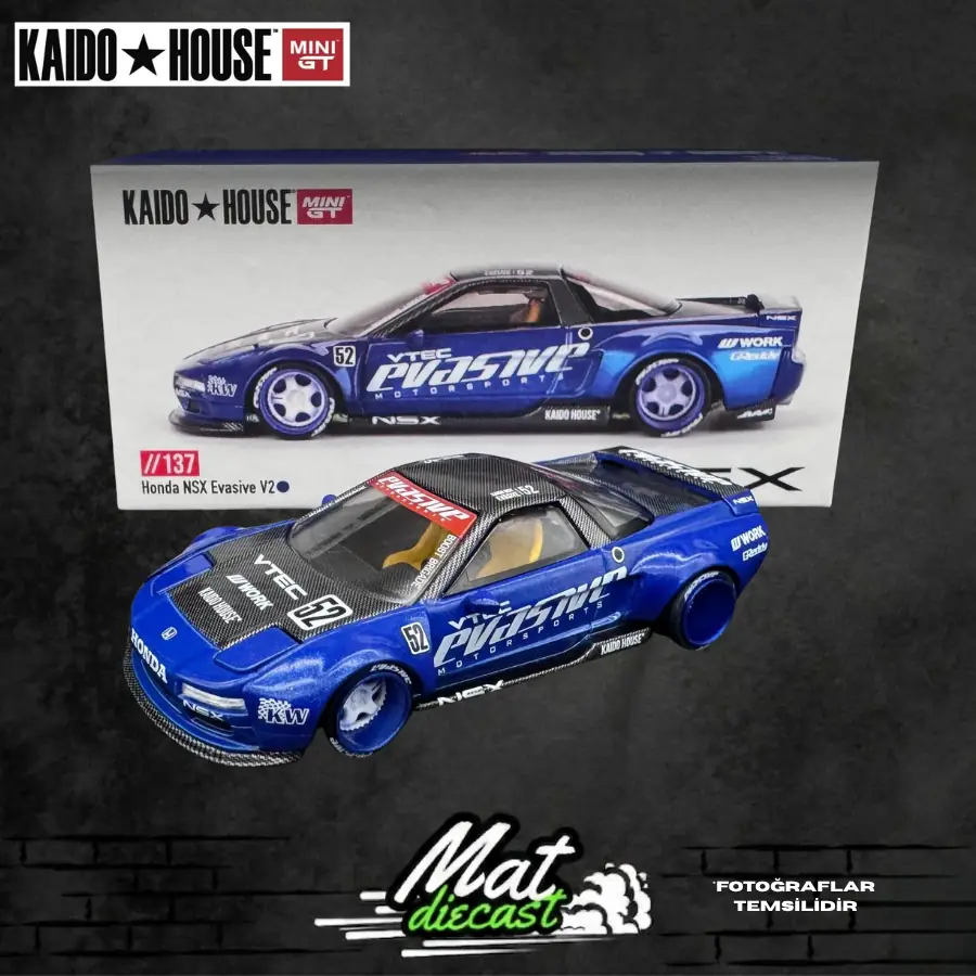 Kaido House 137 Honda NSX Evasive V2 Blue Mini GT x Kaido House