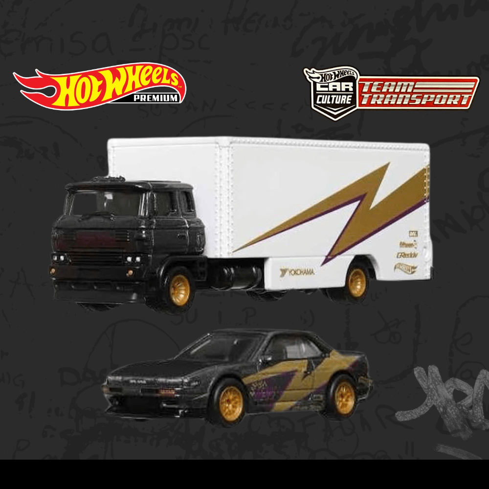 Hot Wheels Team Transport Nissan Silvia (S13) Sakura Sprinter #52