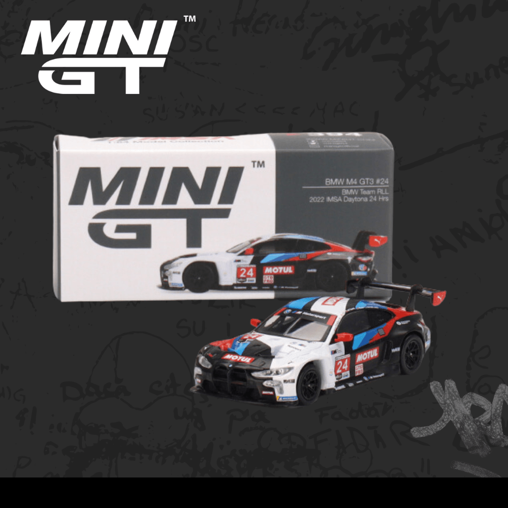 Mini Gt 394 BMW M4 GT3 #24 2022 IMSA Daytona 24 Hrs