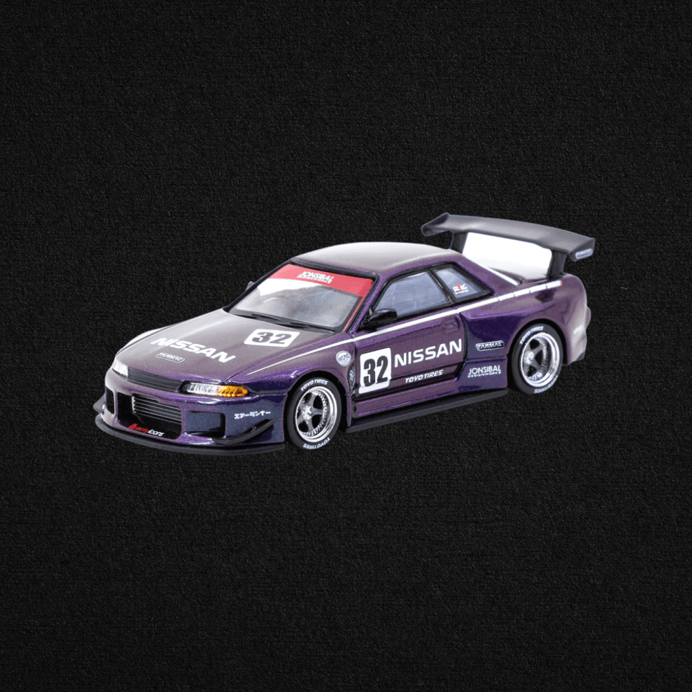 Tarmac Works 1/64 Nissan Skyline (R32) Widebody Midnight Purple - GLOBAL64 T64G-061-MP