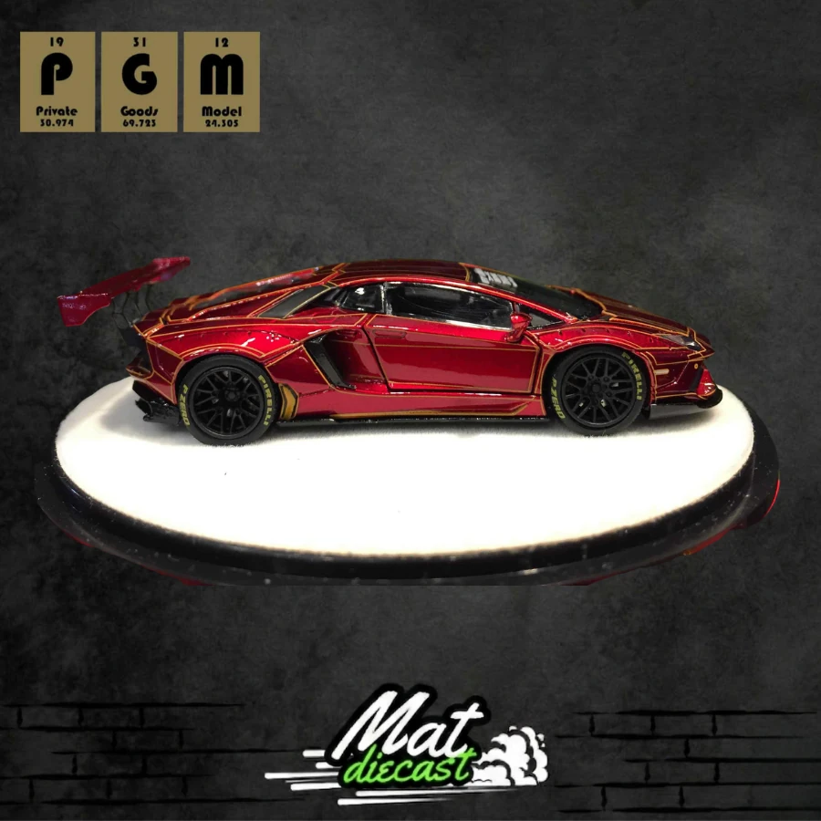 1/64 PGM LB-Works Aventador LP700-4 Red