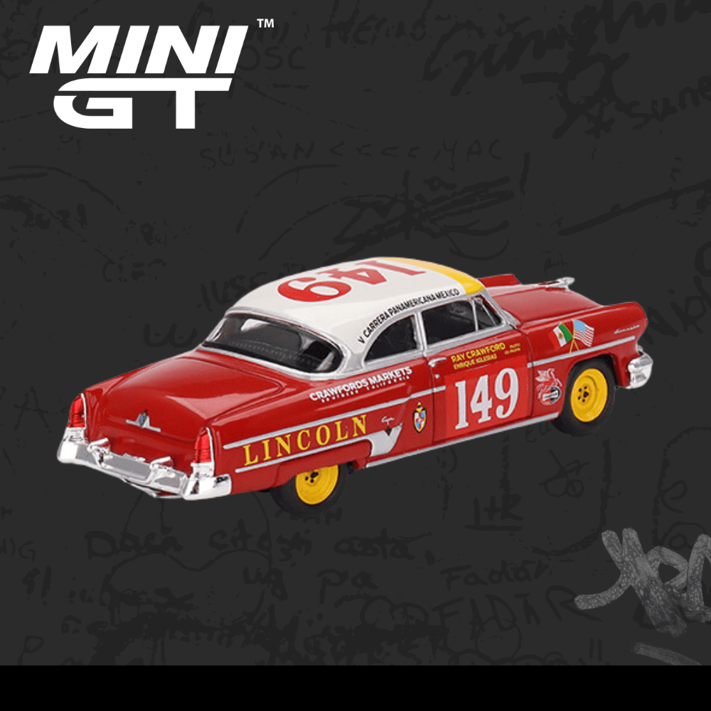 Mini Gt 611 Lincoln Capri 1954 Carrera Panamericana Class Winner #149