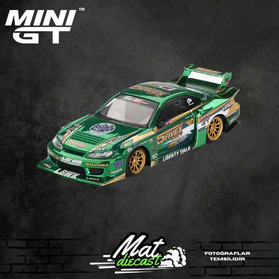✨️極美品✨️MINIGT LBWK4台セット MINIGT 858 Nissan LB-Super Silhouette S15 SILVIA LBWK 2024 Fausto