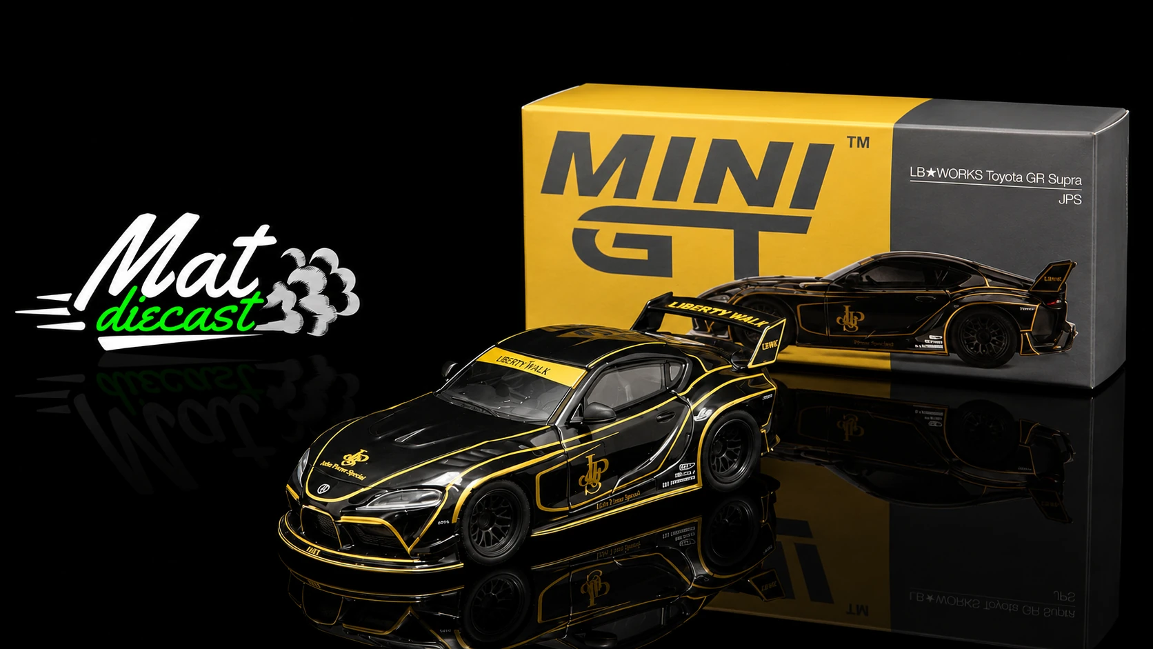 MINI GT 325 LB☆WORKS Toyota GR Supra JPS
