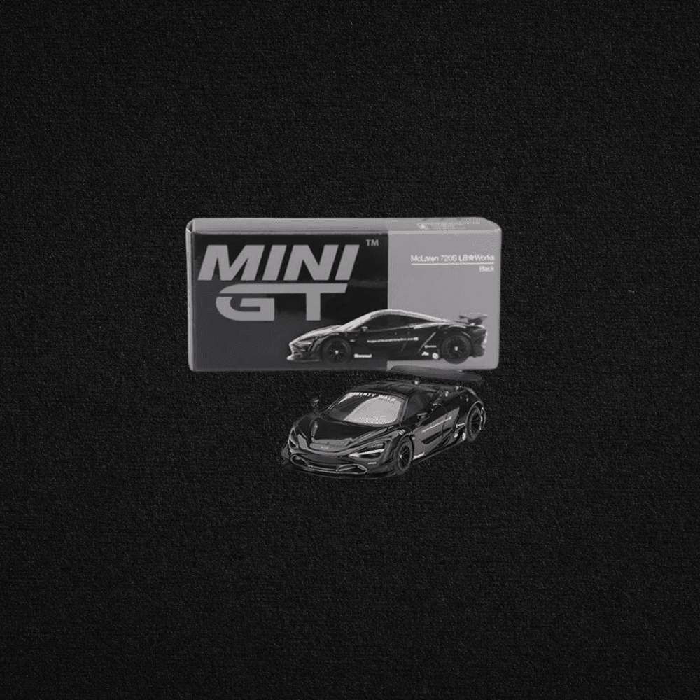 Mini GT 1/64 McLaren 720S LB Works Black 