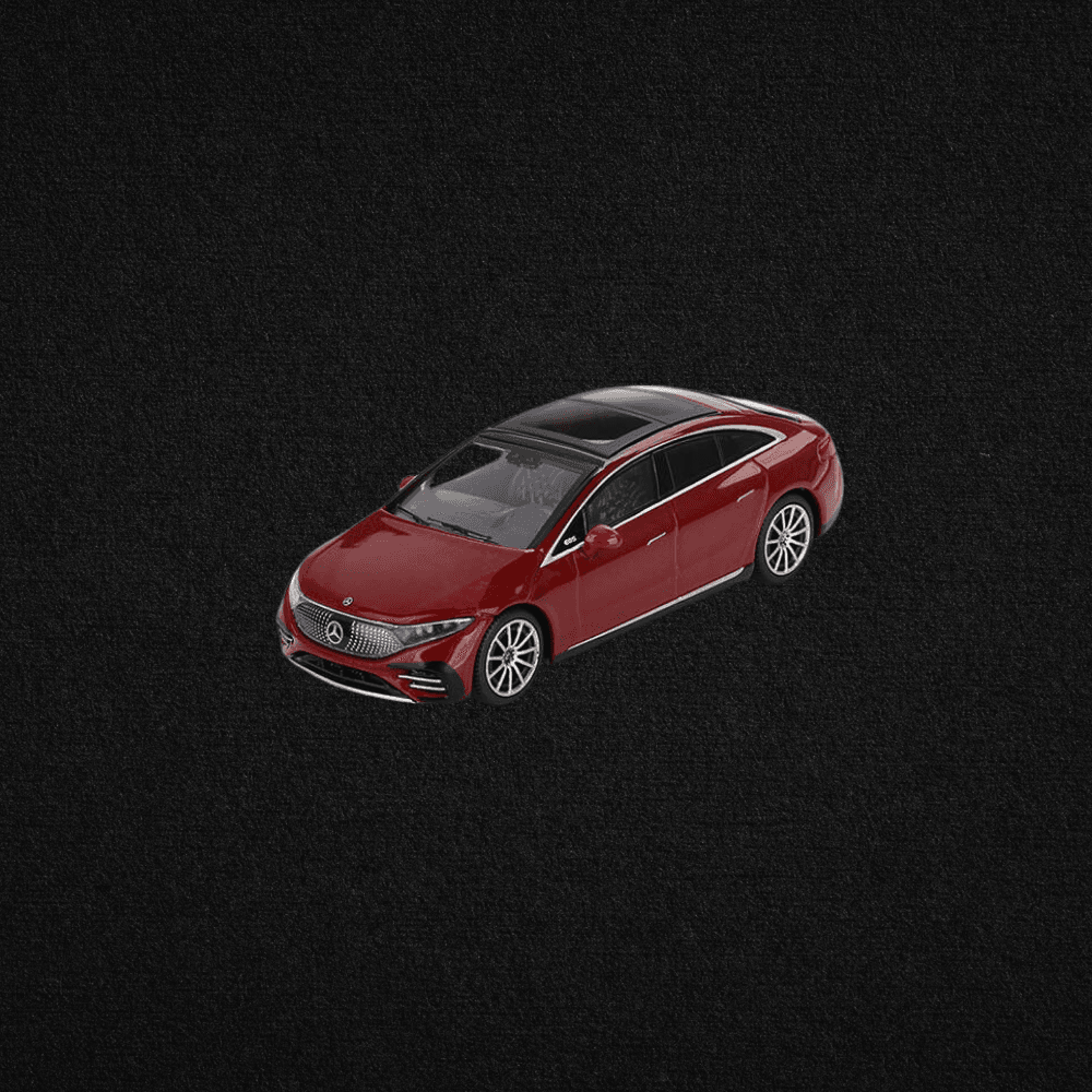 Mini GT 1/64 Mercedes-Benz EQS 580 4MATIC Red Metallic 